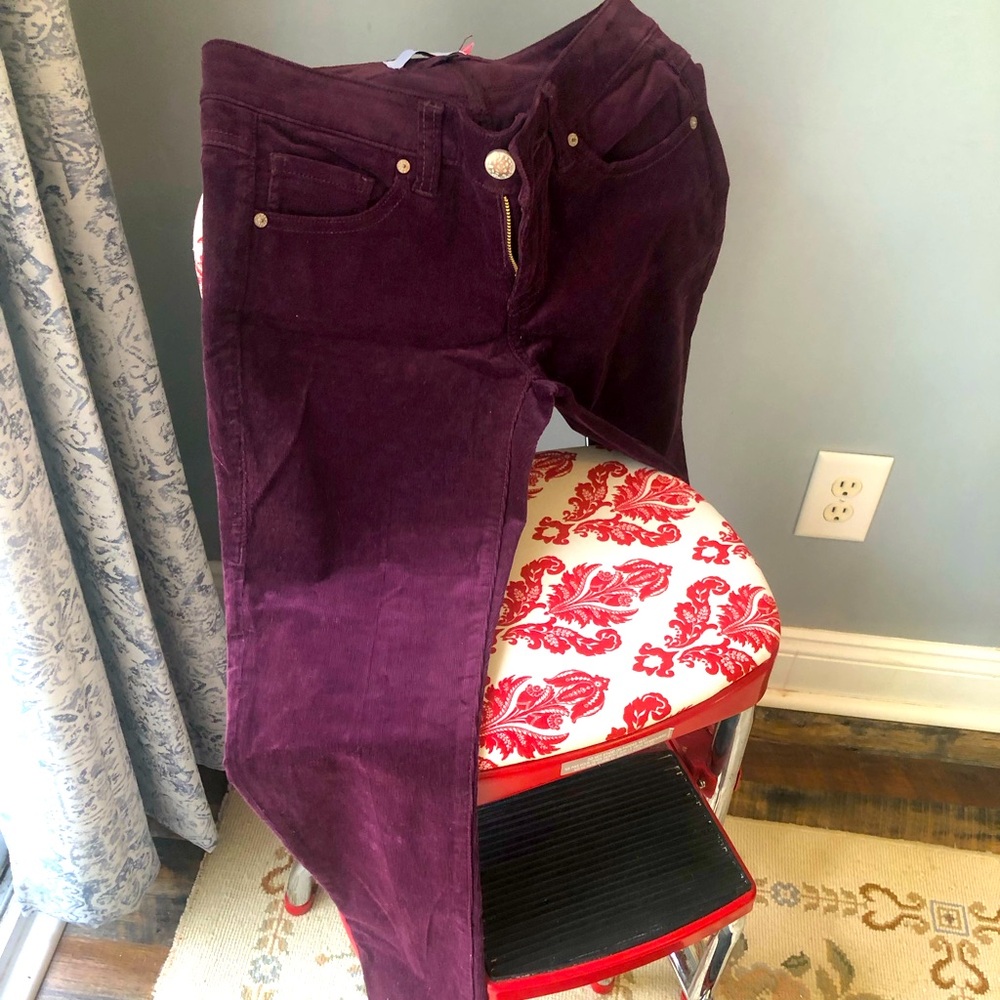 Cabi skinny corduroy pants size 2
